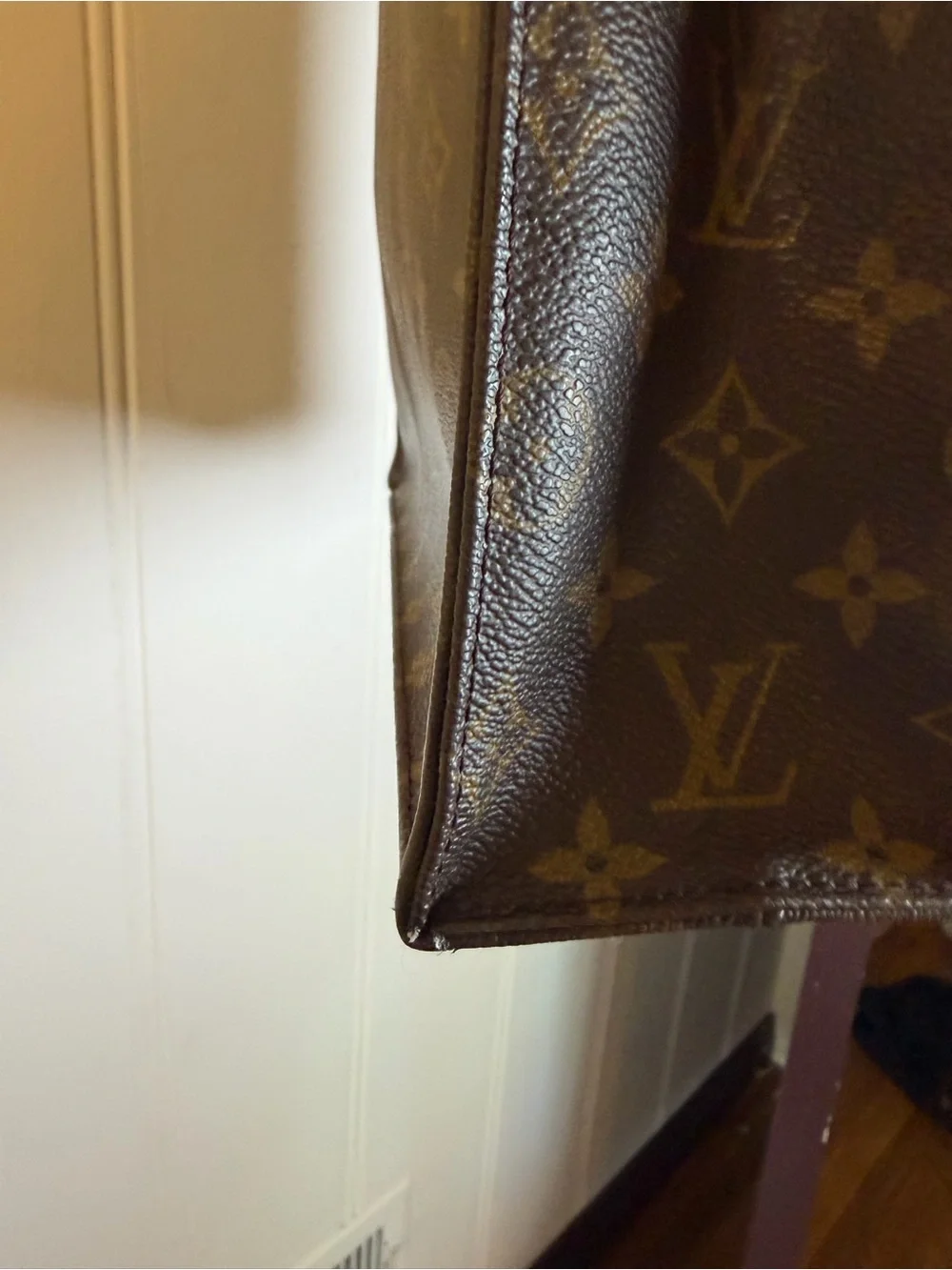 Louis Vuitton Sac Plat Monogram Tote Bag | Made in France | Vintage LV Shopper - Picture 7 of 16